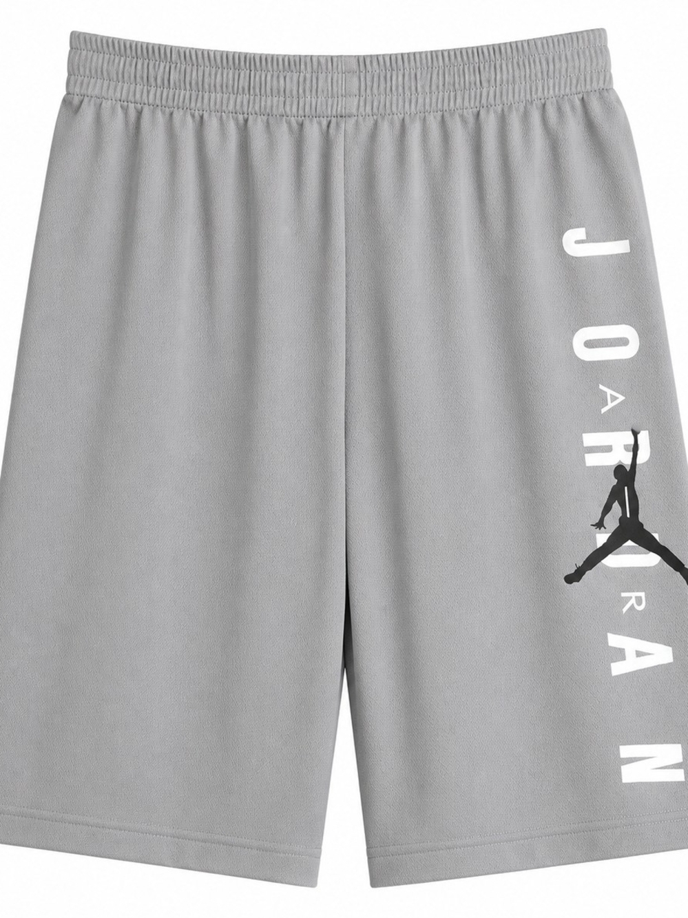 Jordan Men’s Light Grey Vertical Jumpman Athletic Shorts 12-13 YR